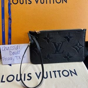 Louis Vuitton Neverfull Pouch BLK EMP - pouch only